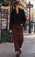 VESTE LAINAGE VALENTYNE NOIR  TU 36/42