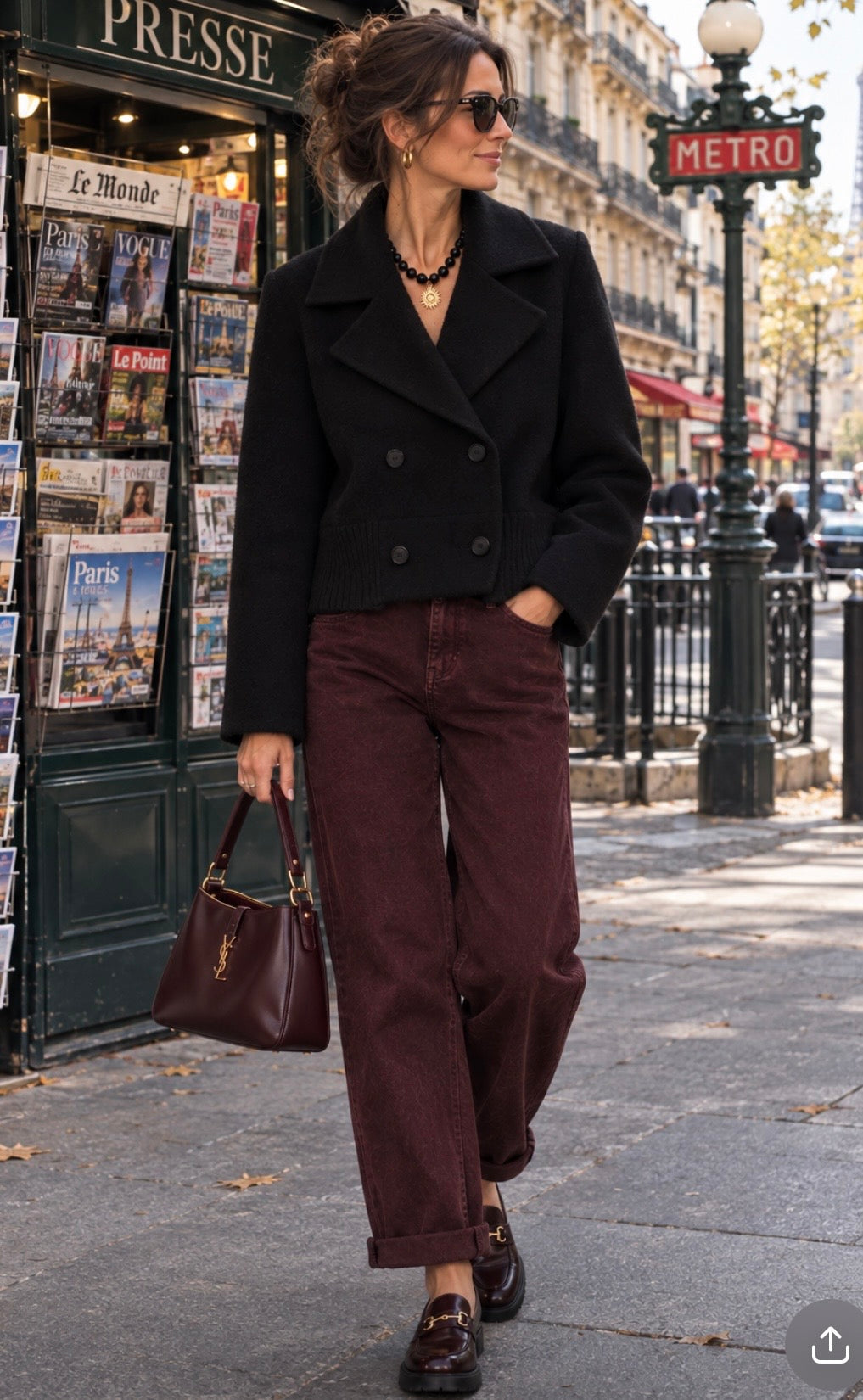 VESTE LAINAGE VALENTYNE NOIR  TU 36/42
