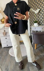 CHEMISE SOLEIL   NOIRE TU 38/48