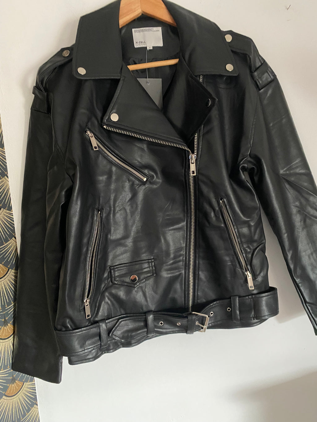 VESTE PERFECTO SIMILI CUIR TAILLES : S/M/L