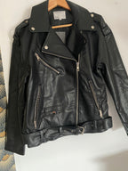 VESTE PERFECTO SIMILI CUIR TAILLES : S/M/L