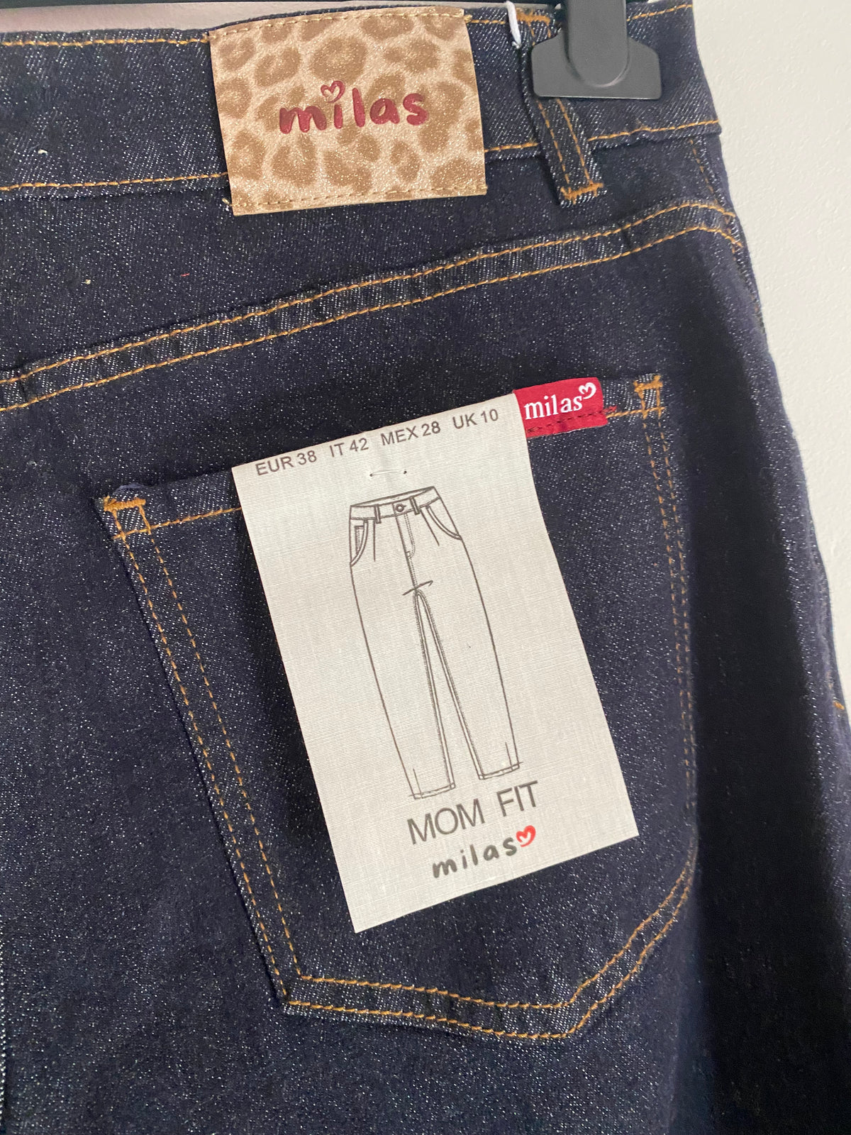 PANTALON JEAN BRUT MOM FIT TAILLES 38/40/42/44/46/48
