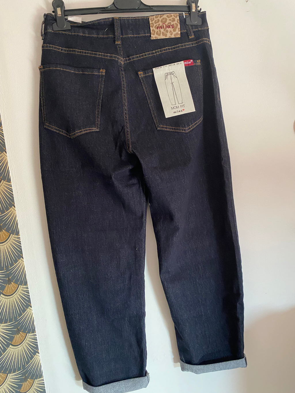 PANTALON JEAN BRUT MOM FIT TAILLES 38/40/42/44/46/48