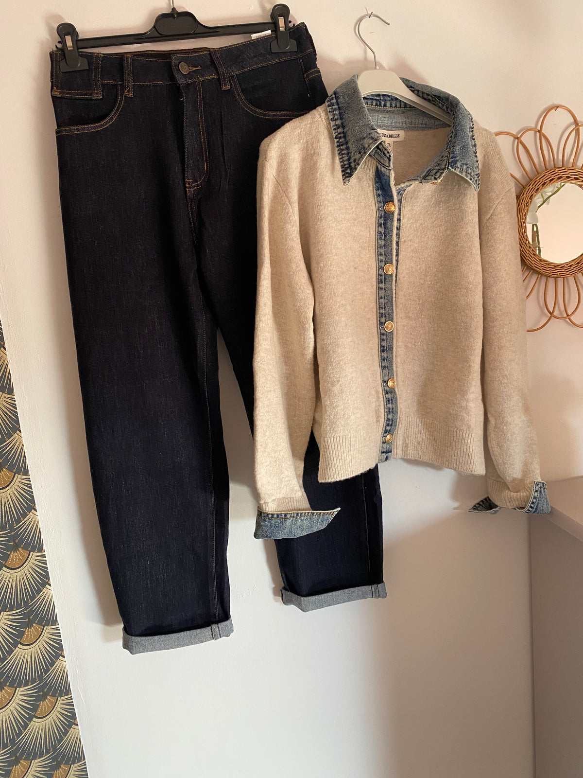 PANTALON JEAN BRUT MOM FIT TAILLES 38/40/42/44/46/48