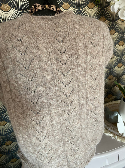 GILET SUN TAUPE TU 36/44