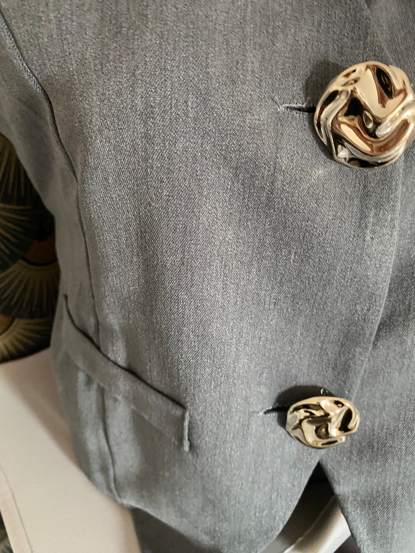 GILET BARMAN GRIS TU 36/44