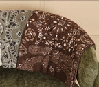 FOULARD ELOISE BANDANA   CHOCO OU KAKI