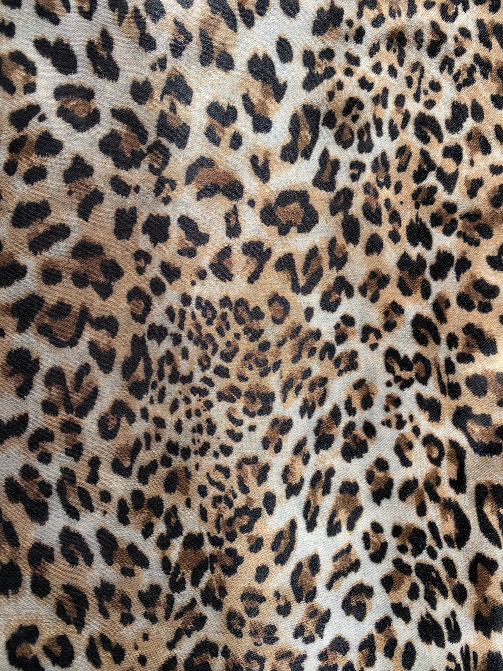 FOULARD 3 100% VISCOSE CAMEL LEOPARD