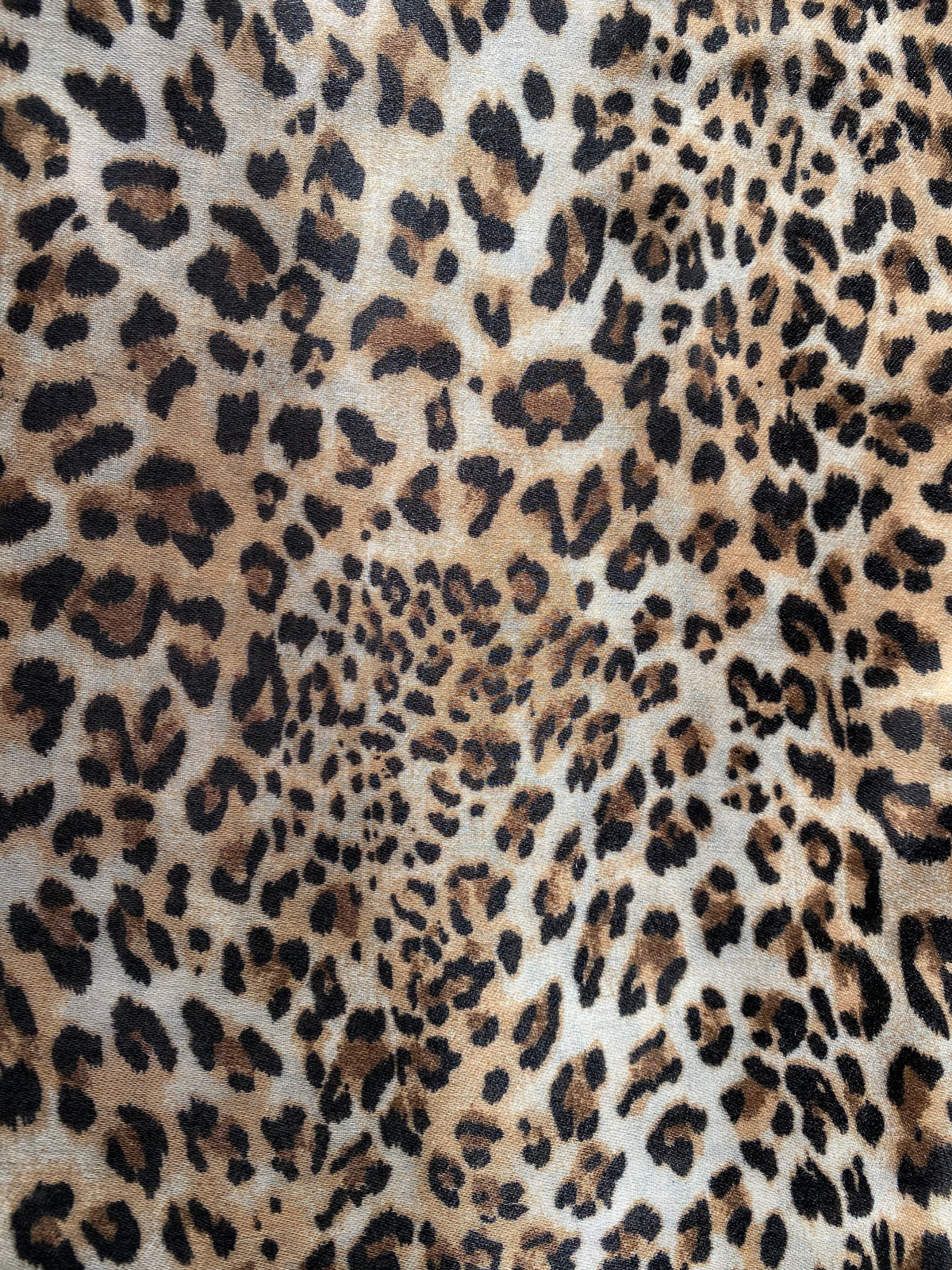 FOULARD 3 100% VISCOSE CAMEL LEOPARD