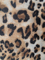 FOULARD 3 100% VISCOSE CAMEL LEOPARD
