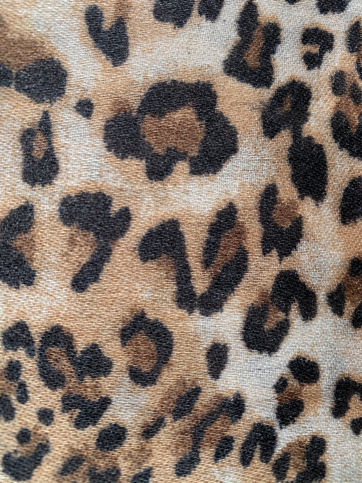 FOULARD 3 100% VISCOSE CAMEL LEOPARD