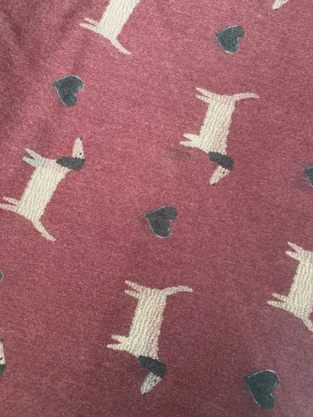 FOULARD TRIANGLE 6 CHIEN   TAUPE 100% VISCOSE