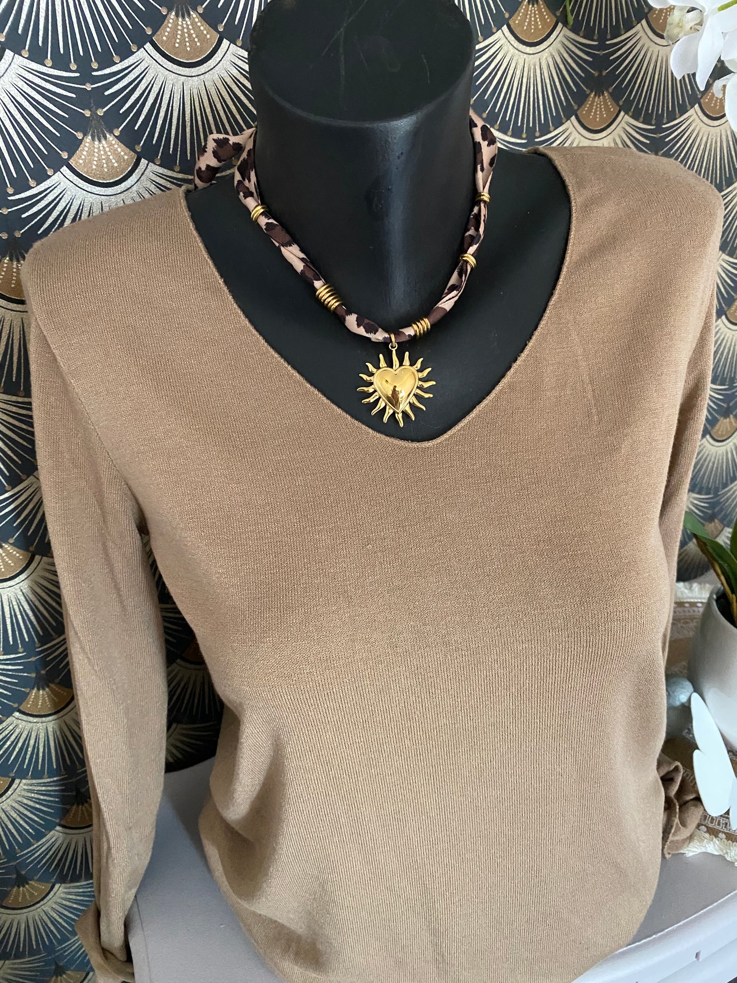 PULL FIN UNI  CAMEL TU 36/42