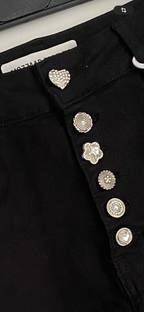 PANTALON JEAN NOIR   XS AU XXL