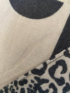 FOULARD TRIANGLE 13 100% VISCOSE  BEIGE