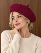 BERET LAINE  BORDEAUX