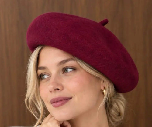 BERET LAINE  BORDEAUX
