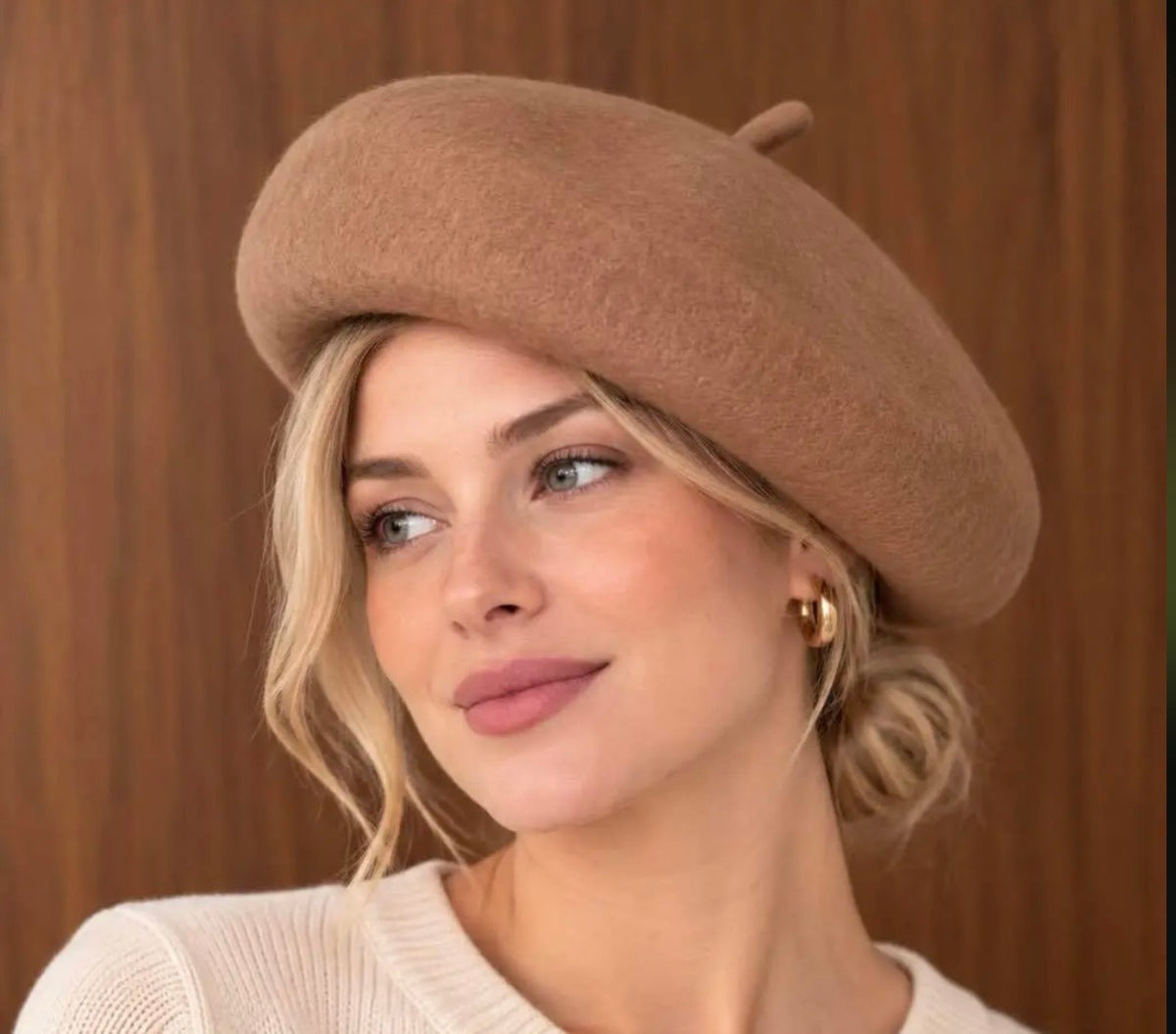 BERET LAINE  CAMEL