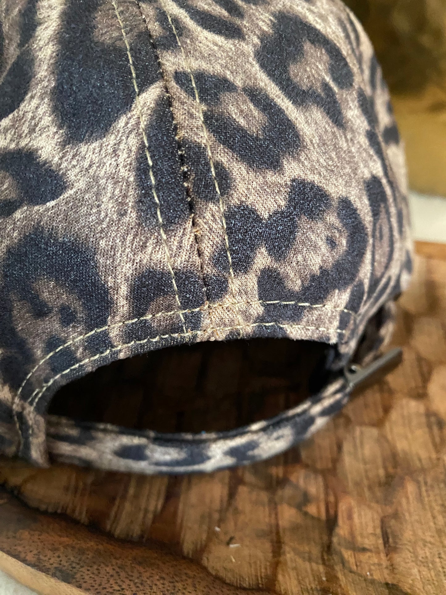 CASQUETTE CELINA  LEOPARD CHOCOLAT  TU