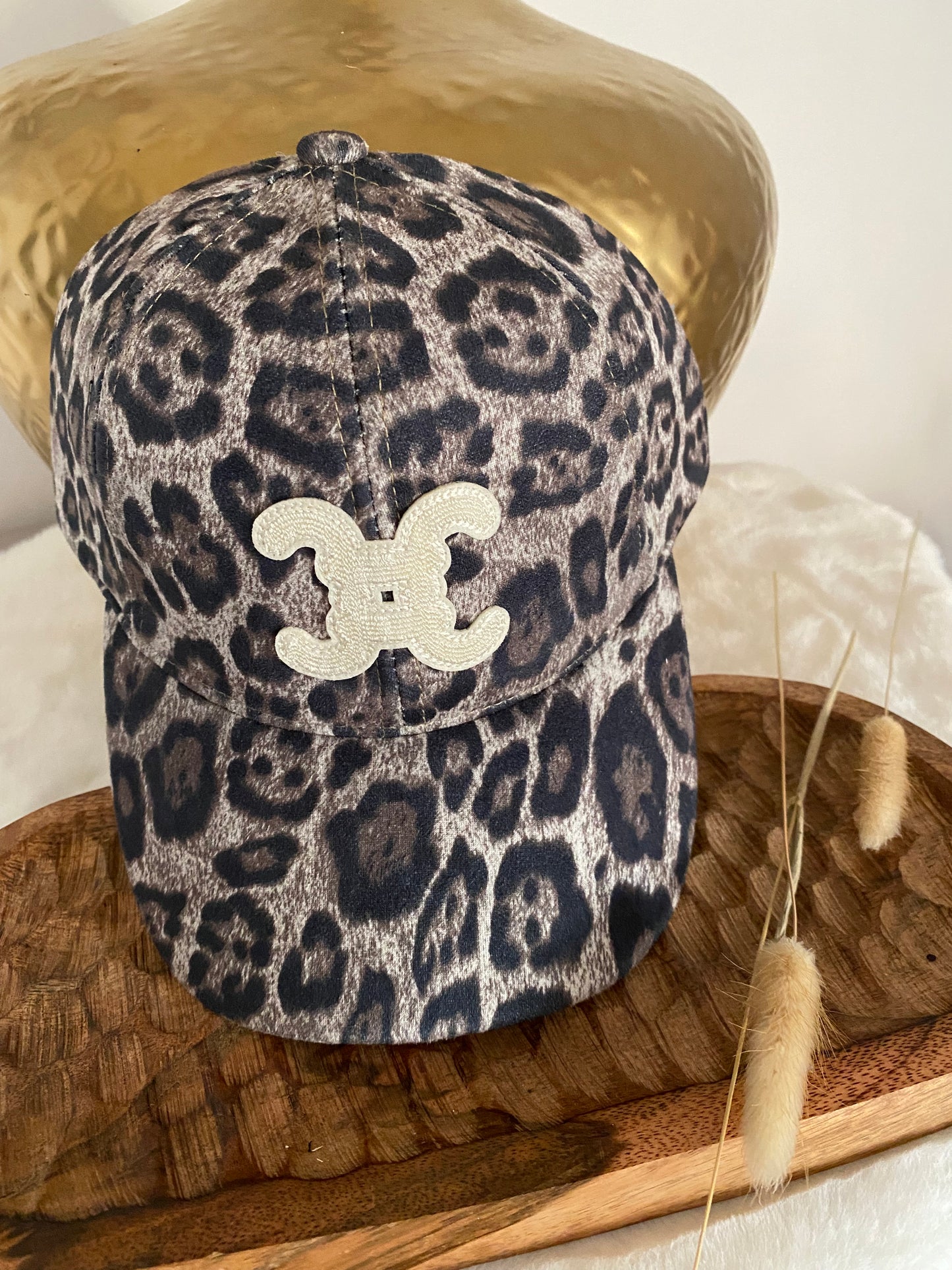CASQUETTE CELINA LEOPARD TAUPE   TU
