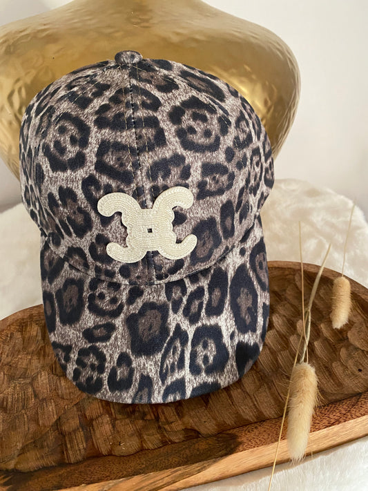 CASQUETTE CELINA LEOPARD TAUPE   TU