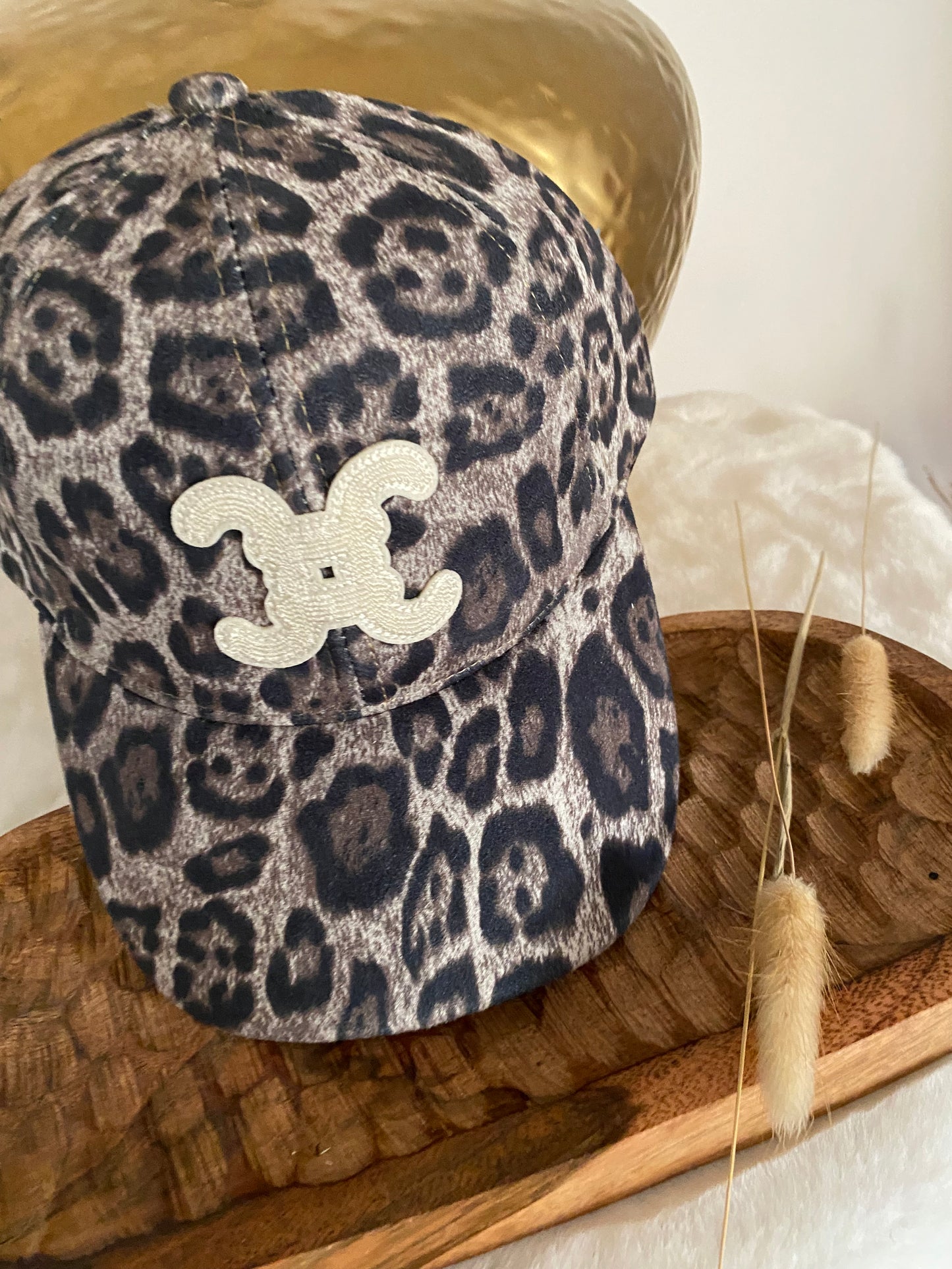 CASQUETTE CELINA LEOPARD TAUPE   TU