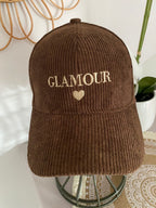 CASQUETTE VELOURS GLAMOUR  CHOCO  TU