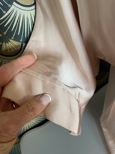 VESTE GILLETTA  ROSE  SOIE   TAILLE UNIQUE 40/44