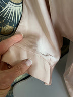 VESTE GILLETTA  ROSE  SOIE   TAILLE UNIQUE 40/44