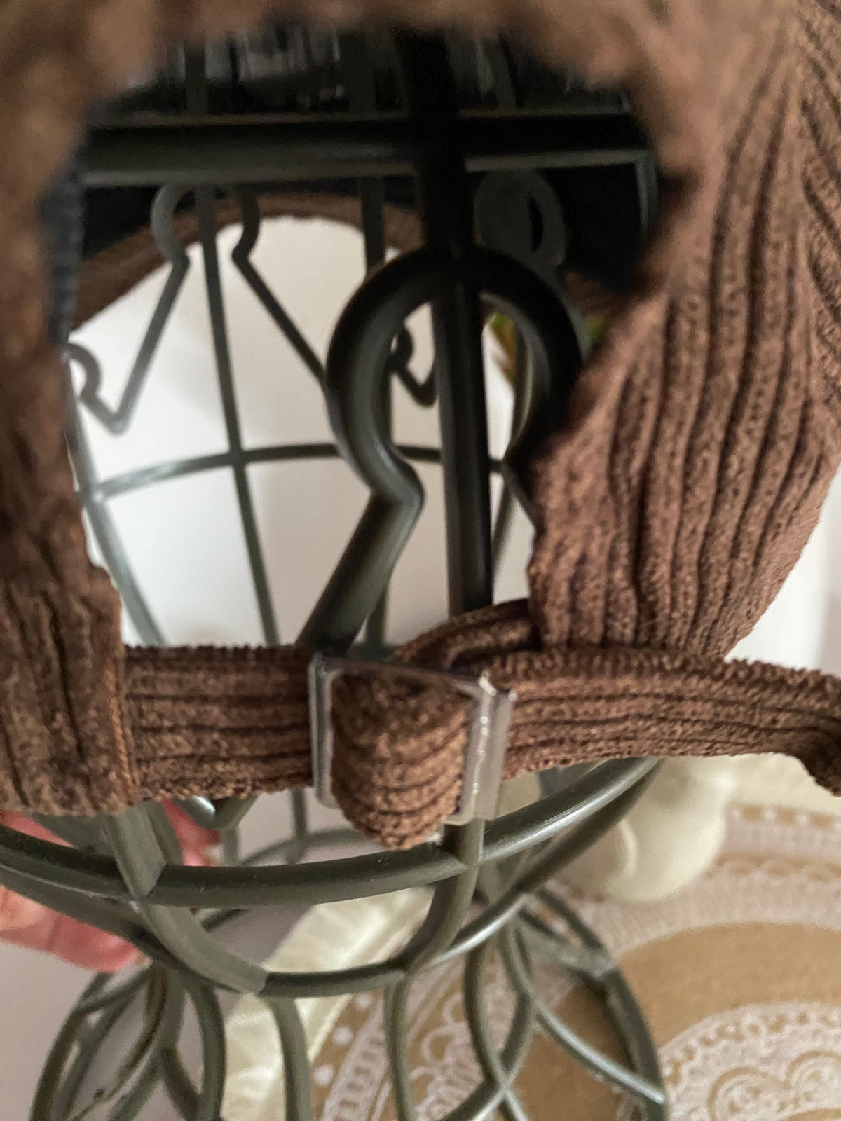 CASQUETTE VELOURS GLAMOUR  CHOCO  TU