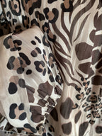 BLOUSE FLUIDE LEOPARD BEIGE TU 36/44