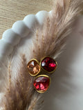BAGUE CRISTAL FUSHIA