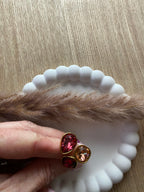 BAGUE CRISTAL FUSHIA