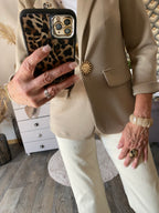 VESTE BLAZER SOLEIL MIN BEIGE 36/42