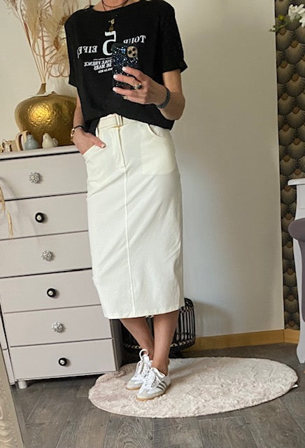 TEE SHIRT TOUR 5  36/42    NOIR