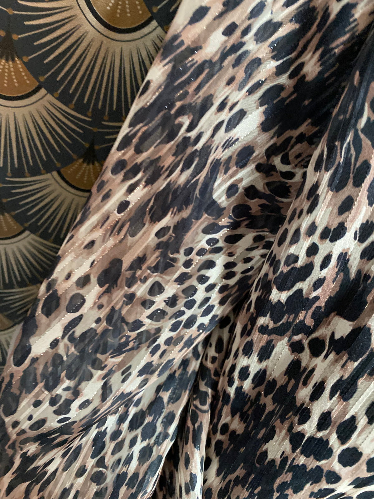 BLOUSE LEOPARD CAMEL   TU34/42