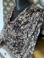 BLOUSE LEOPARD CAMEL   TU34/42