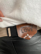 PANTALON HUILE NOIR   COLLECTION BELLE TAILLE  42/44