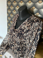 BLOUSE LEOPARD CAMEL   TU34/42