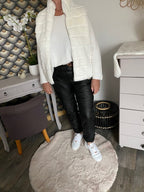 PANTALON HUILE NOIR   COLLECTION BELLE TAILLE  42/44