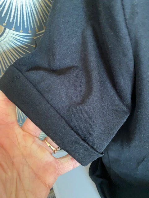 TEE SHIRT TOUR 5  36/42    NOIR