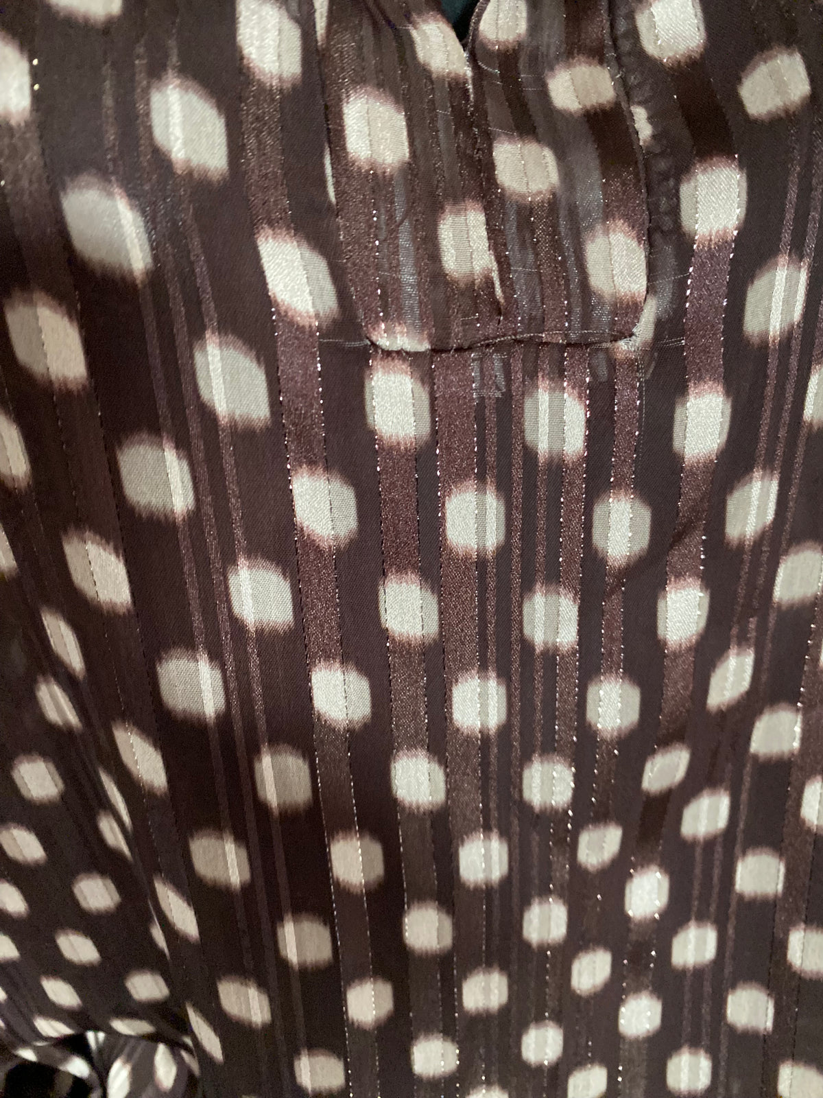 BLOUSE FLUIDE CHOC A POIS  TU 38/44 PETIT 46