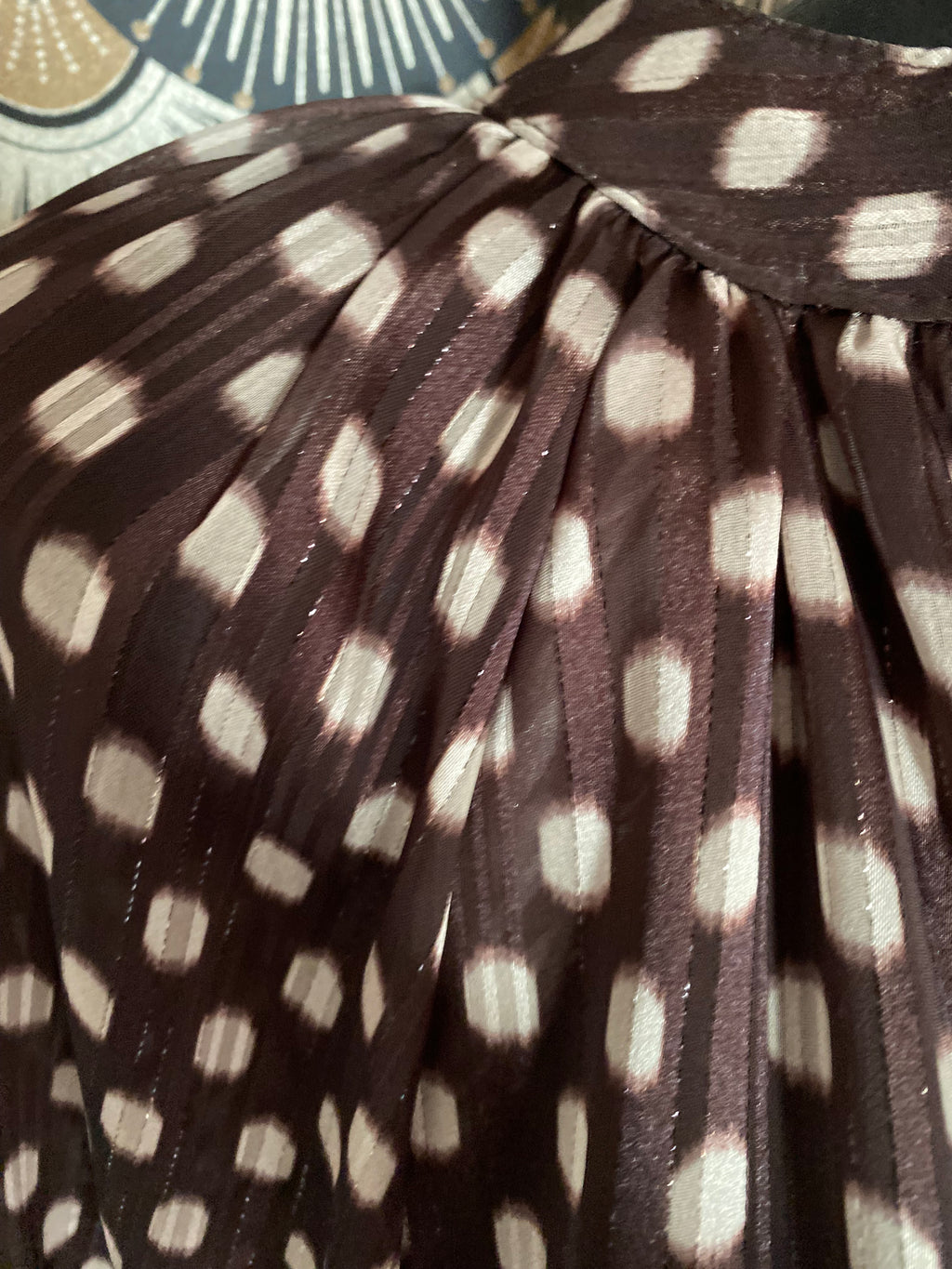 BLOUSE FLUIDE CHOC A POIS  TU 38/44 PETIT 46
