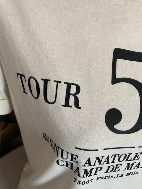 TEE SHIRT TOUR 5  36/42    ECRU