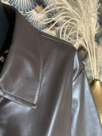VESTE COURTE SIMILI CHOCO TU 36/42