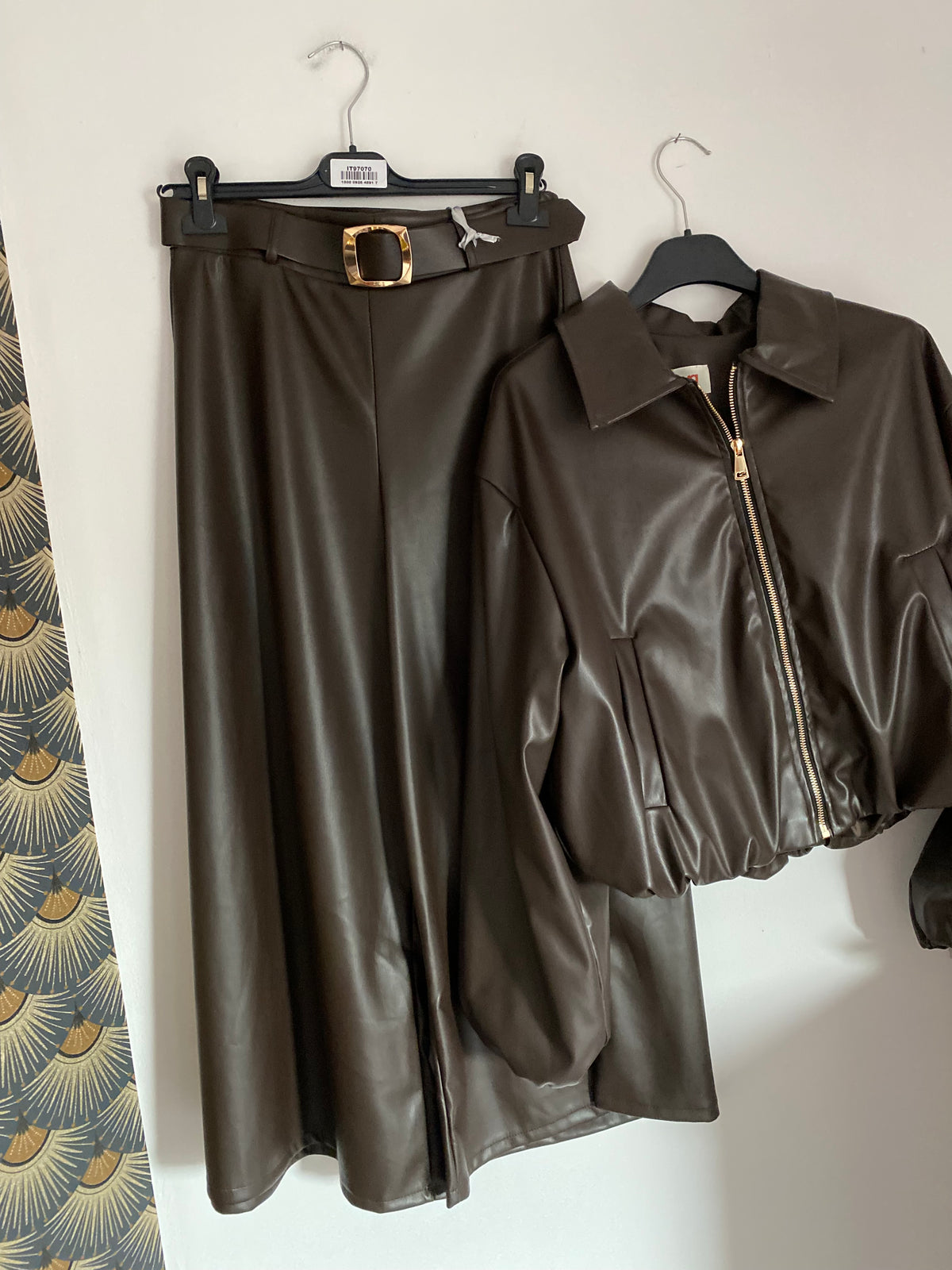 VESTE COURTE SIMILI CHOCO TU 36/42