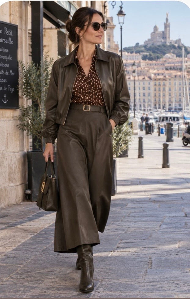 VESTE COURTE SIMILI CHOCO TU 36/42