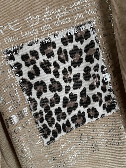 HAUT VELOUR BEIGE   COLLECTION BELLE TAILLE   44/48  petit 50