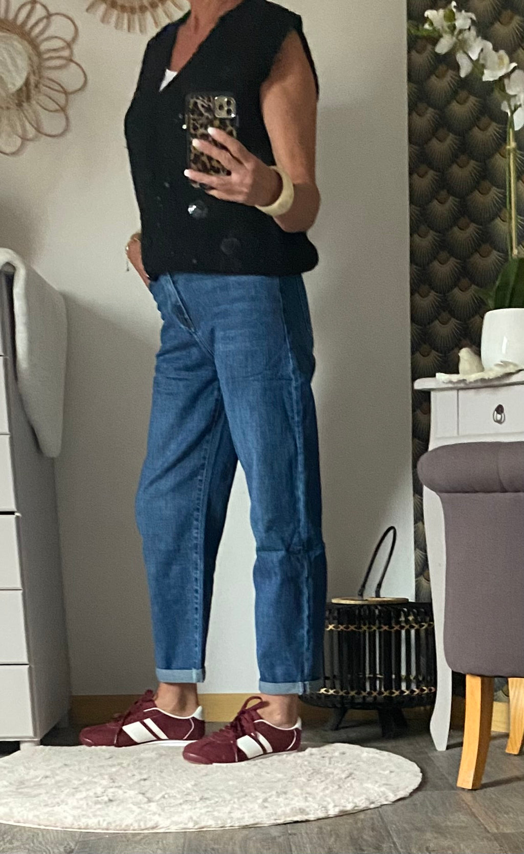 JEAN BALLOON  BLEU  34/36/38/40/42