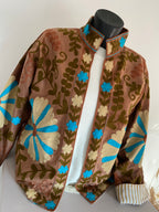 VESTE VELOURS BRODEE  CAMEL   TU 36/42